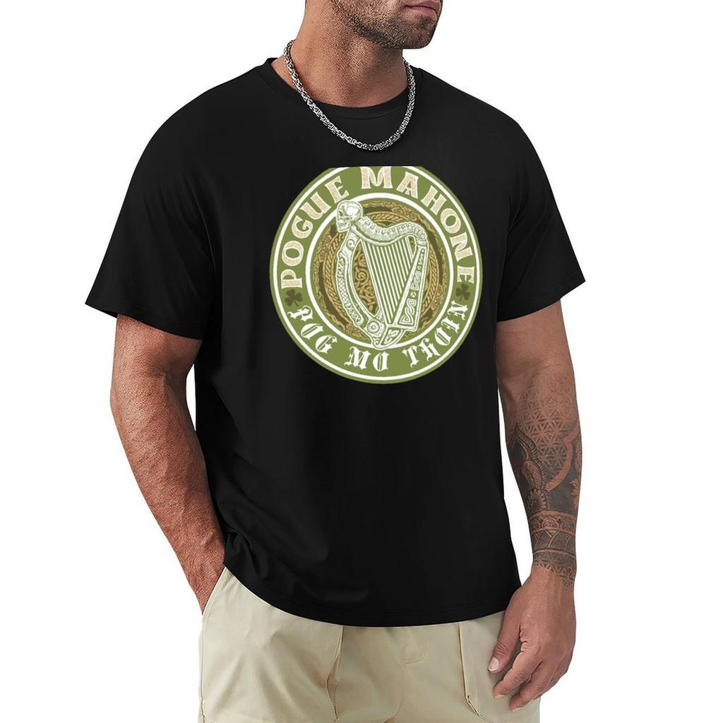 St Paddys Day Greeting TShirt Simple Casual Short Sleeve Tee