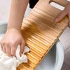 Easy To Use Laundry Cleaning Board Anti-slip Scrub Board Practical Wooden Washboard  Laundry Room