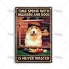 1 Piece Retro Metal Tin Sign Art Poster For Office Living Room Courtyard Wall Decor 8x12 Inch 20x30 cm