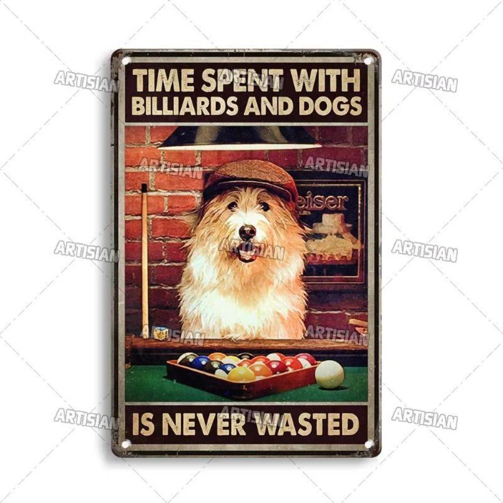 1 Piece Retro Metal Tin Sign Art Poster For Office Living Room Courtyard Wall Decor 8x12 Inch 20x30 cm