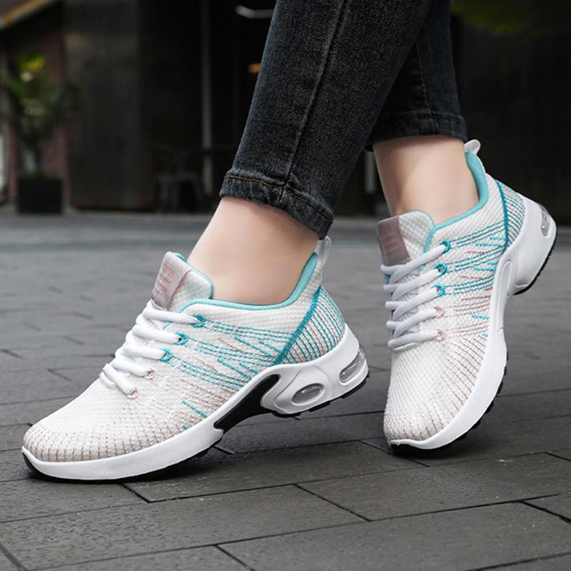 Spring Summer Shallow Breathable Lace-up Flat Comfortable Walking Shoes New Fashion Lightweight Casual Vulcanized Shoes Sneakers