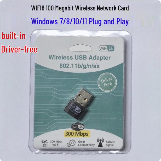Popular Driver-Free USB WiFi Network Adapter AX300M