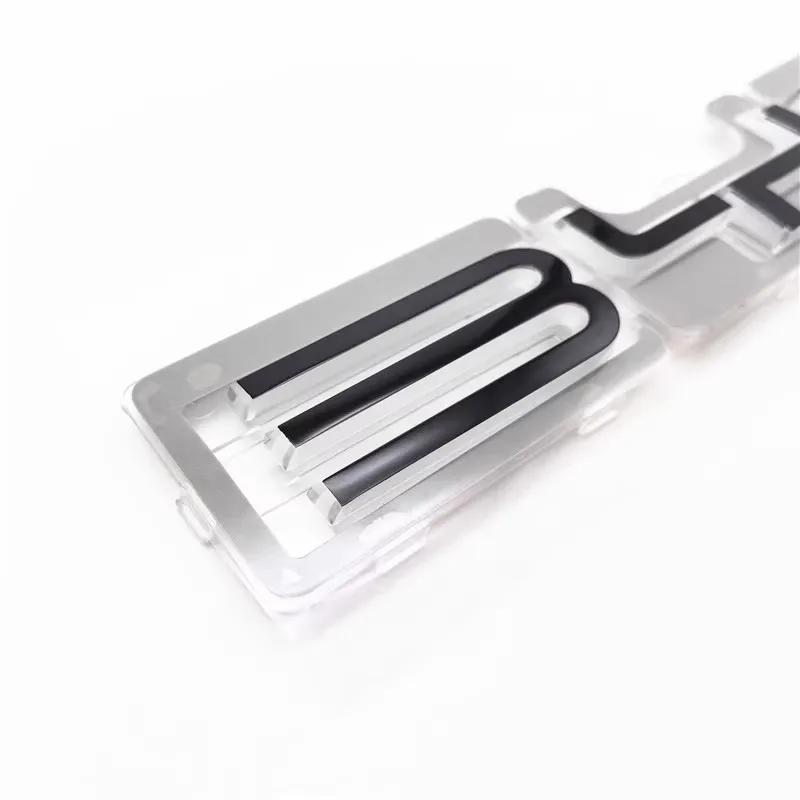 For BYD Seal Front Logo Silver Black Color Bumper Emblem Accessories 1pc