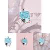 Cartoon Delightful Blue Alloy Brooch Creative Pin Unique Decorative Apparel Item