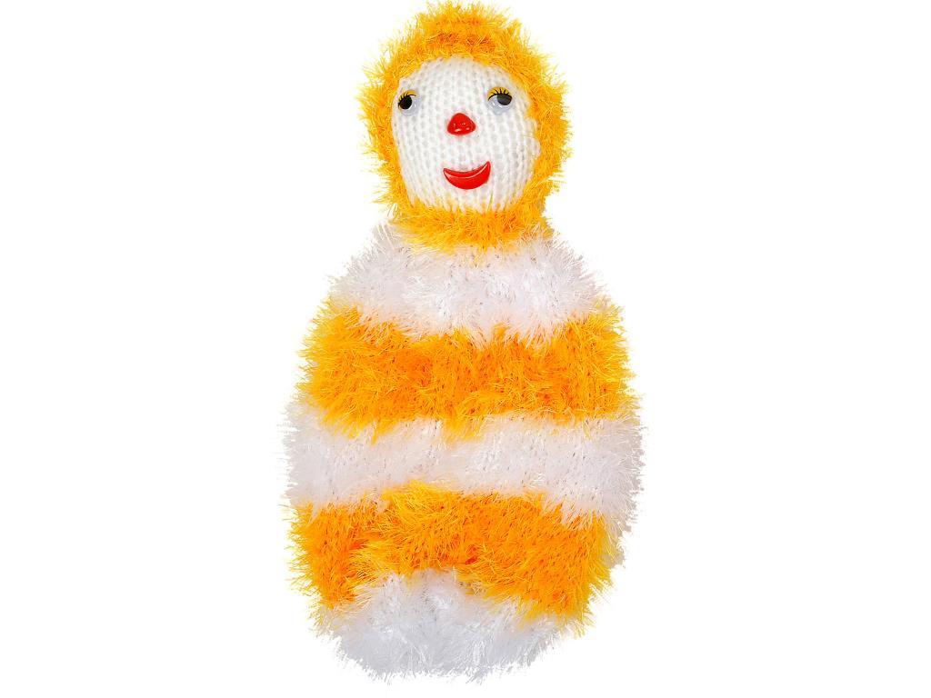 

Гладкая вязаная сумка-держатель ручной работы Желтый