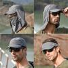 Men's Outdoor Sun Protection Climbing Visor Summer Quick-drying Cap Breathable Baseball Cap