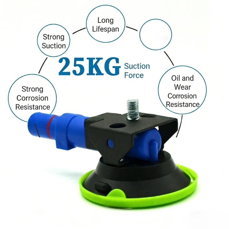 Metal Hand Pump Suction Cup Dents Puller Auto Body Repair Tool for Quick and Easy Dents Fix In Three Step Home