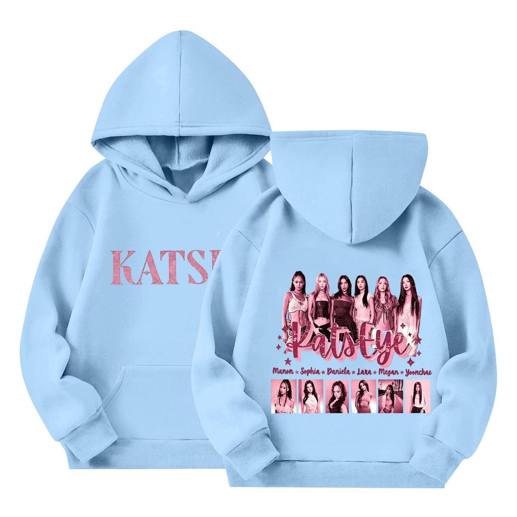 Kids Long Sleeve Letter Print Pullover Hoodie Loose Fit Casual Sweatshirt for Boys and Girls