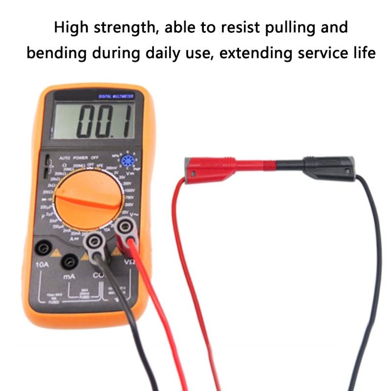 Strong 4mm Banana Test Leads Insulation Strong PVC Banana Plugs  Test Cables Safety Enhances Designs for Multimeter