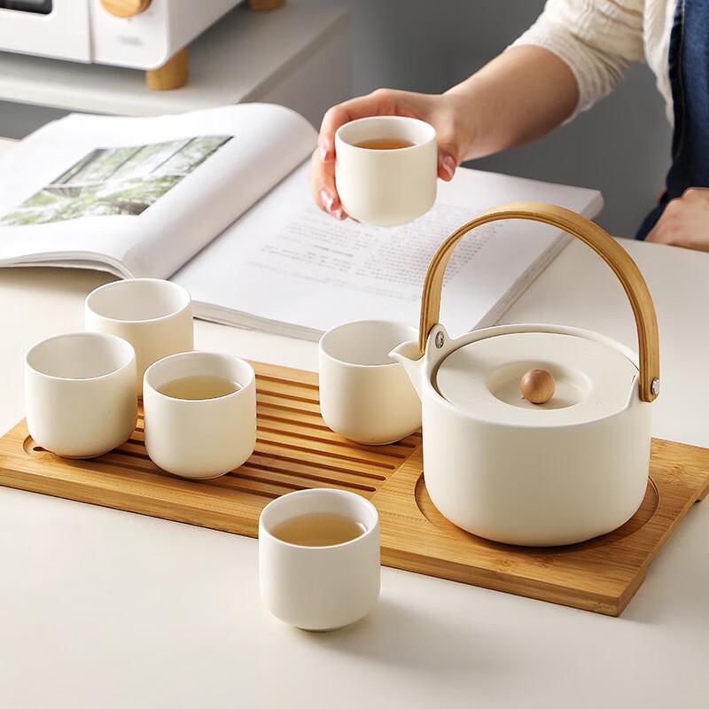 Junshenshi WQ Ceramic Kung Fu Tea Set