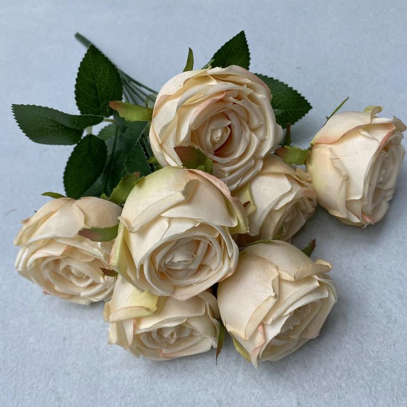 Artificial Rose Bouquet With Soft Fabric For Home Decor And Hotel Gift Displays