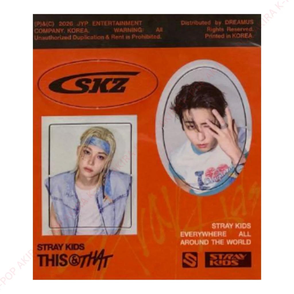 Stray Kids THIS & THAT ALBUM PHOTO CARD / JAPAN POB / LUCKY DRAW / OFFICIAL / Pre-Order