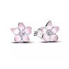 European New Butterfly Flower Heart Star Jewelry Set 925 Silver Earrings Ring Necklace for Women