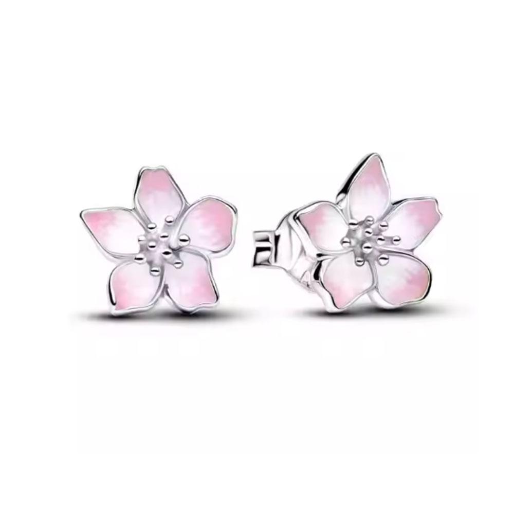 European New Butterfly Flower Heart Star Jewelry Set 925 Silver Earrings Ring Necklace for Women