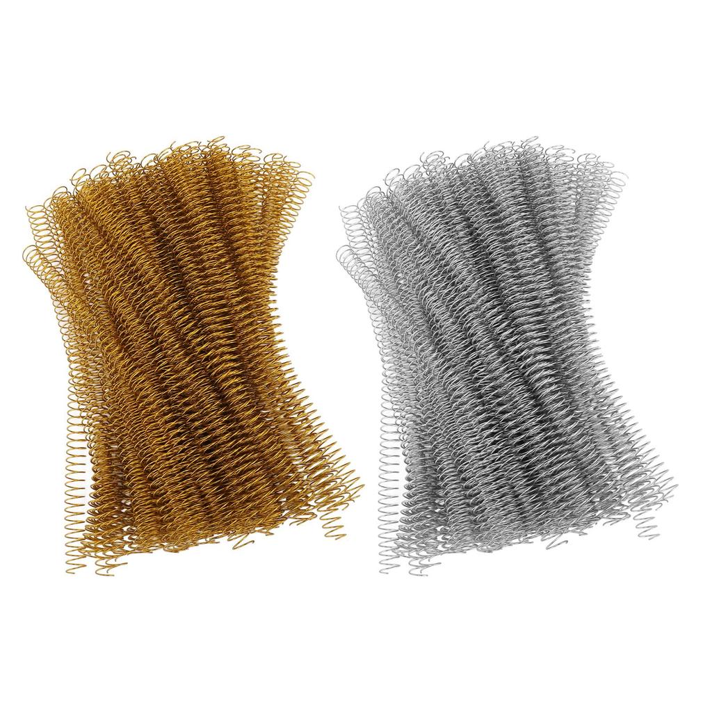 100 Stücke Spiralbindung Spulen Eisen Dia 14,3mm 9/16in 48 Zähne 4:1 Verhältnis 115 Blatt Kapazität für Papier