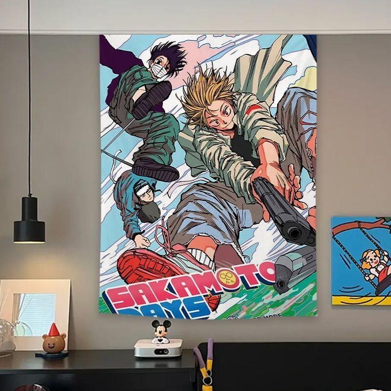 Sakamoto Days Anime Vertikales Wandbild Großer Buddha Wanddekoration für Schlafzimmer Dekoration Merchandise