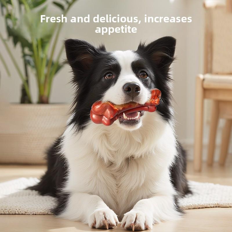 Simulated Bone Dog Toys That Can't Be Chewed Up, Medium-sized Dog Toys for Chewing, Teething Pet Toys