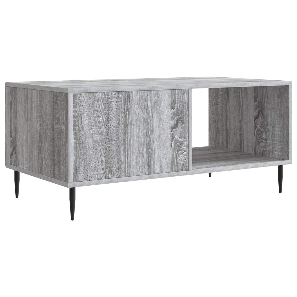Coffee Table Grey Sonoma 90 x 50 x 40 cm Particleboard