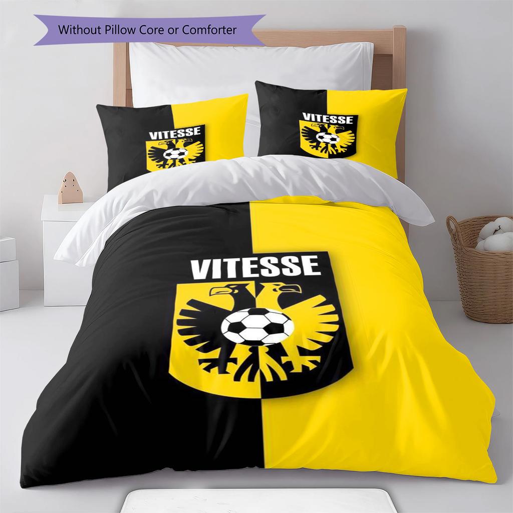 S.B.V. Juego de Ropa de Cama con Estampado Vitesse Funda Nórdica Funda de Almohada Decoración del Hogar Regalo (1 * funda nórdica + 2 * fundas de almohada, sin núcleo)