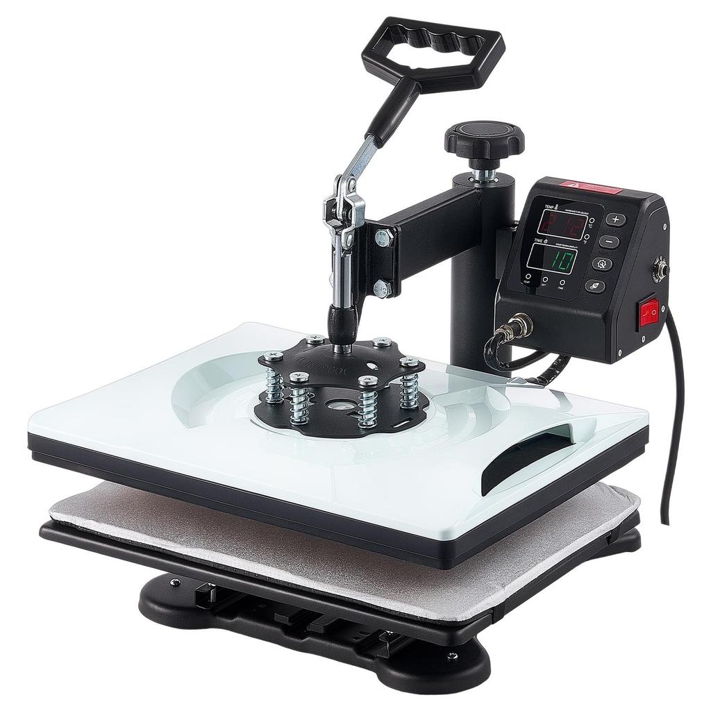 Heat Press Machine 29 x 38 cm 5-in-1 Combo Sublimation Press Machine, Heat Up Fast and Even, Digital Precise Time and Temp Control, Multi-Function,