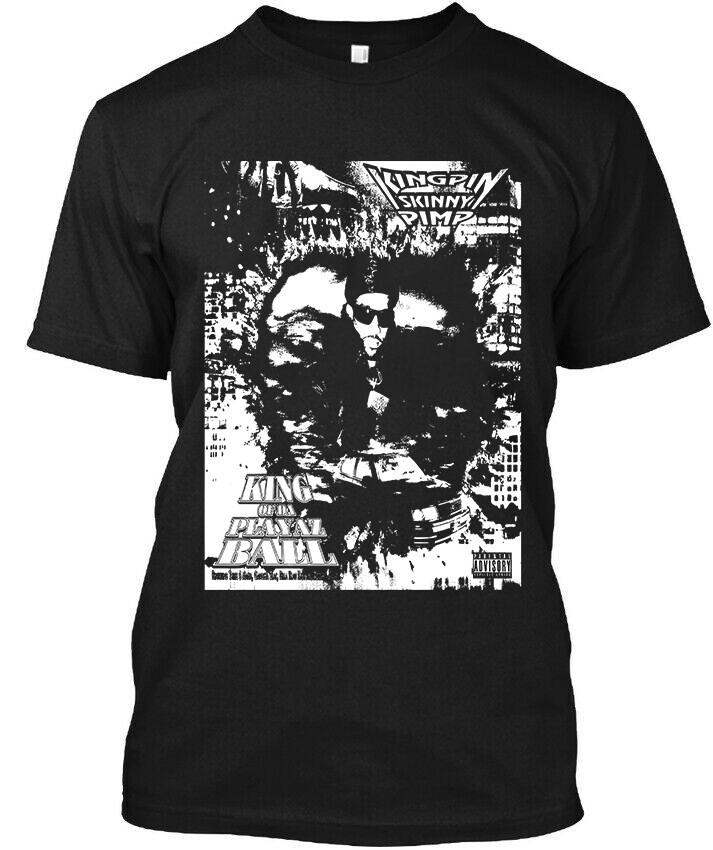 Новый! Kingpin Skinny Pimp Король Игроков Мяч Американская Классика Футболка Унисекс Футболка M