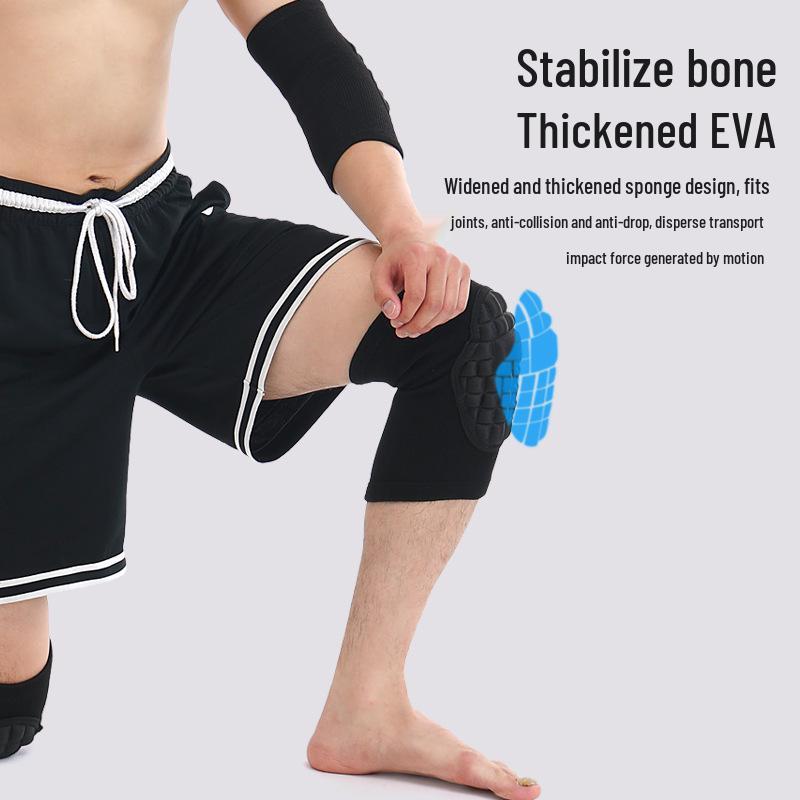 Andningsbara antikollisionsskydd för knä och armbågar för utomhussporter