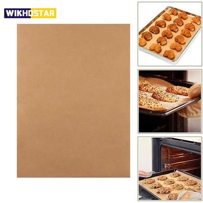 3 Stück wiederverwendbares, antihaftbeschichtetes Backpapier, hitzebeständig, für Ofen, Gebäck, Backmatte, Blatt, Gebäck, Backen, Ölpapier, Grillbacken