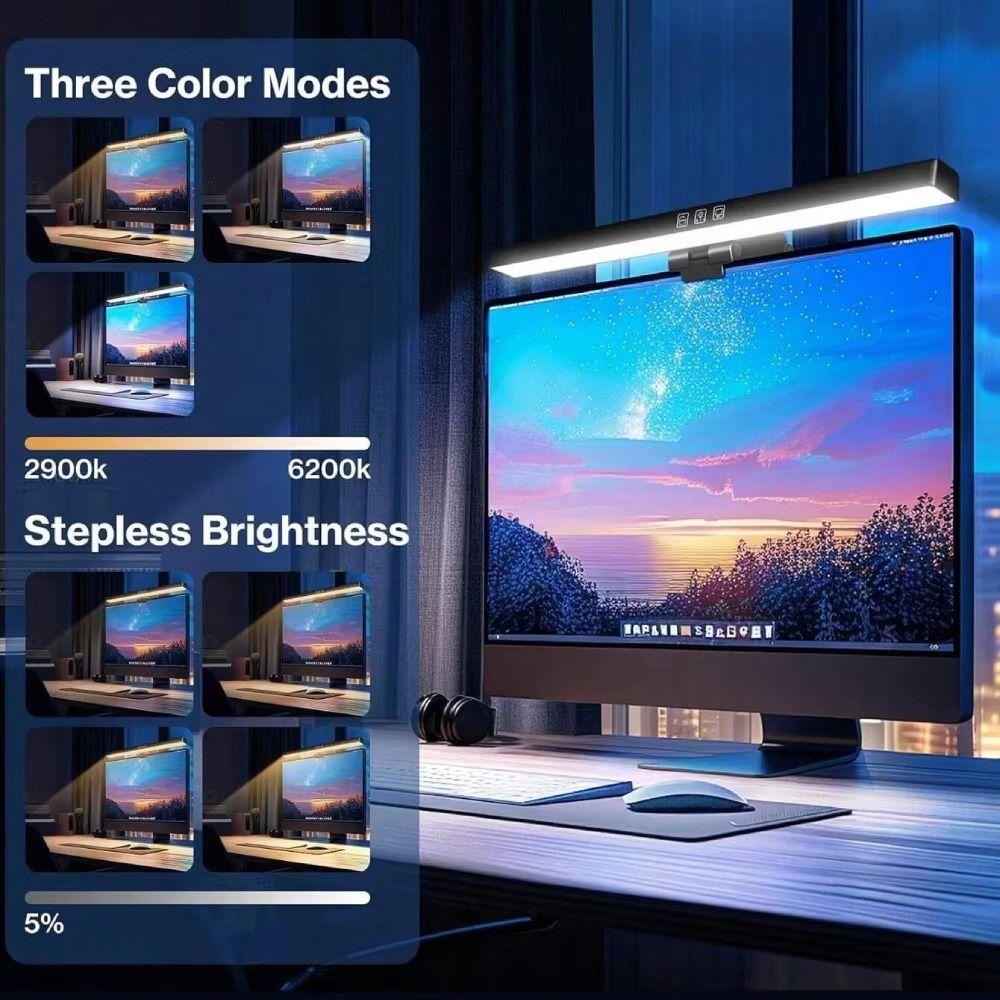 Ochrana očí Závěsné světlo na obrazovku LED lampa na obrazovku PC napájená z USB ke studiu