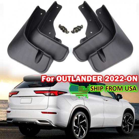 For Mitsubishi Outlander -2024 Front Rear Mud Flaps Splash Guard Mudguards