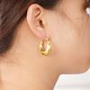 Thick Hoop Earrings, Women's Minimalist Thick Hoop, Daily Basic Jewelry Gifts