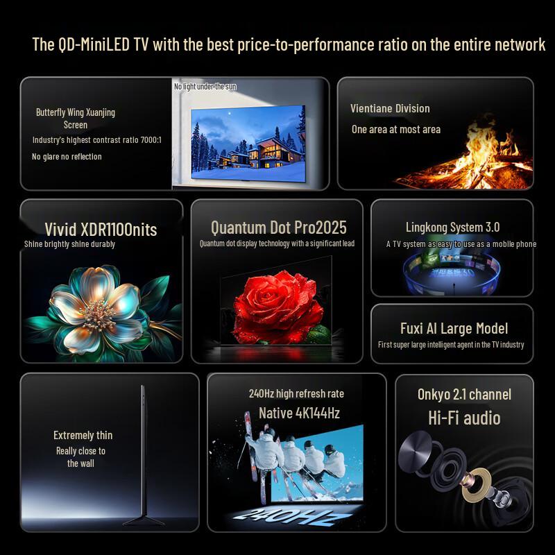 TCL T6L Series QD-Mini LED 4K AI Smart TV