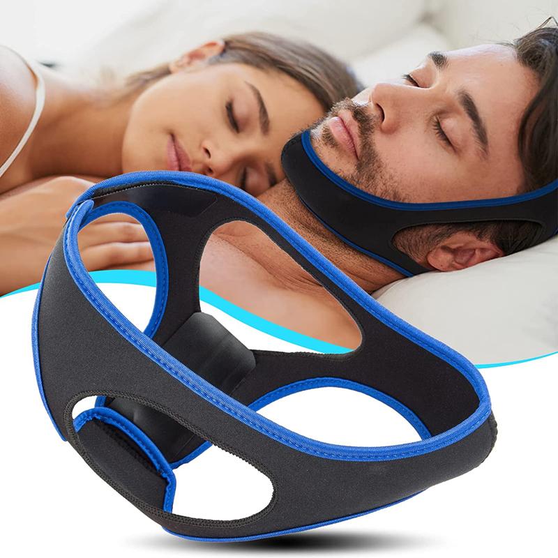 1pc Anti-snoring Chin Strap Effective Chin Strap Users Adjustable Chin Strap Suitable For Snoring Anti-snoring Device