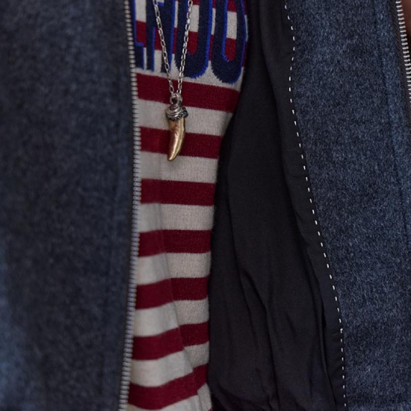 Maxza Handmade Shirt Collar Zip Up Jacket Ze12hj004nh