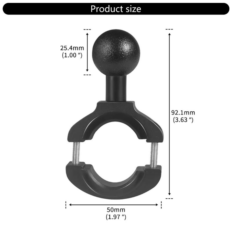 Ball Joint Phone Holder Support Suitable for Bicycles and Scooters Cycling Motorcycling Easy Installation on Handlebars