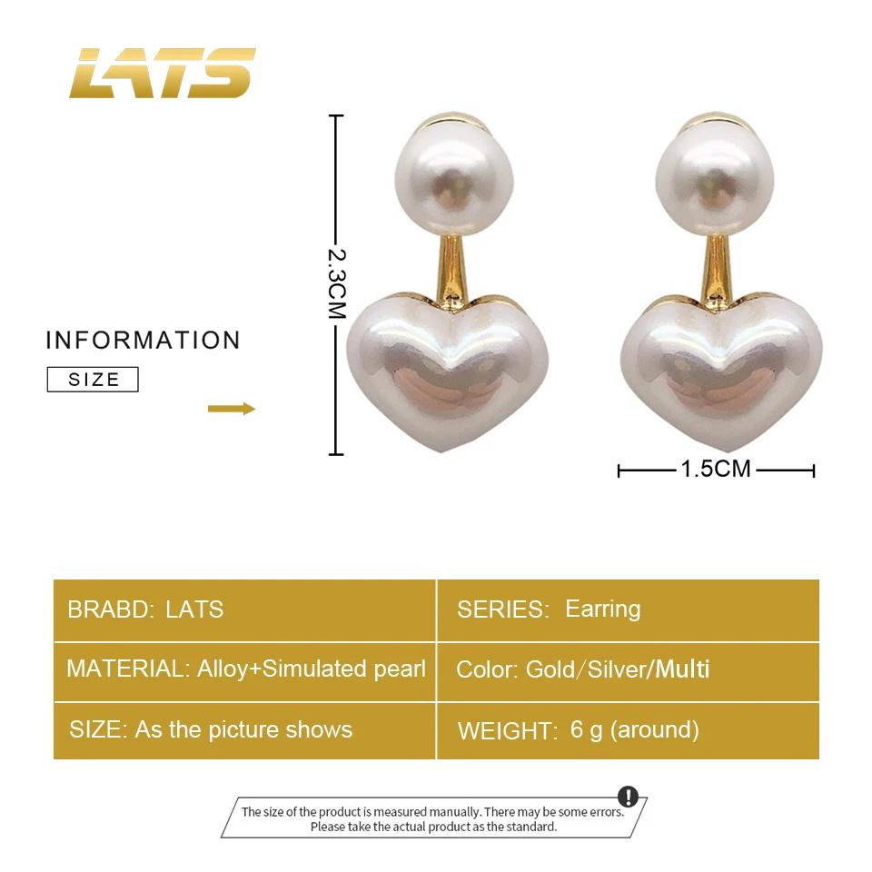 New Fashion Love Heart Zircon Earrings for Women Sweet Elegant Temperament Drop Earring Trend Zircon Accessories
