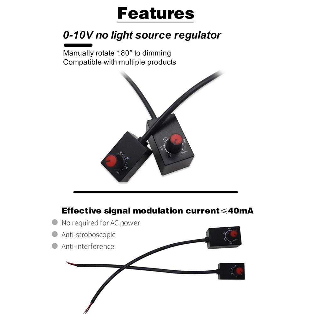 DC 0-10V LED Dimmer Schalter 0-100% Skala Stromversorgungsregler Knopf Dimmer Mini Elektronisches Potentiometer Knopf LED Dimmbare Pflanzenlampen