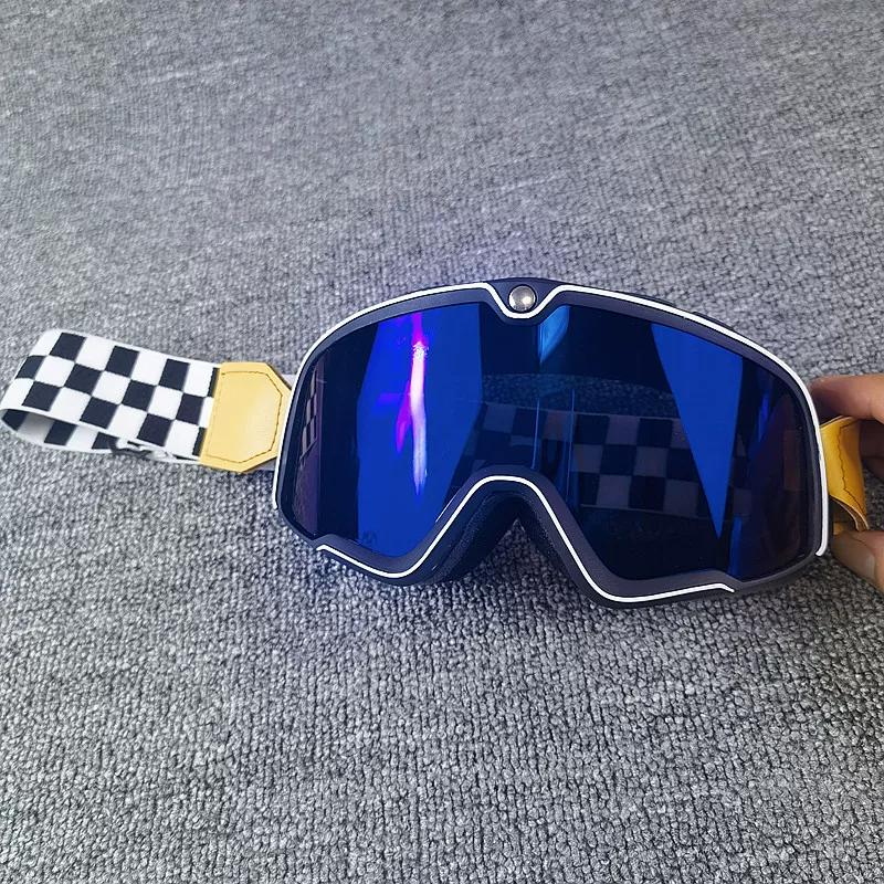 Motorcycle personalized glasses ski goggles men and women retro off-road riding locomotive windproof sand helmet goggles