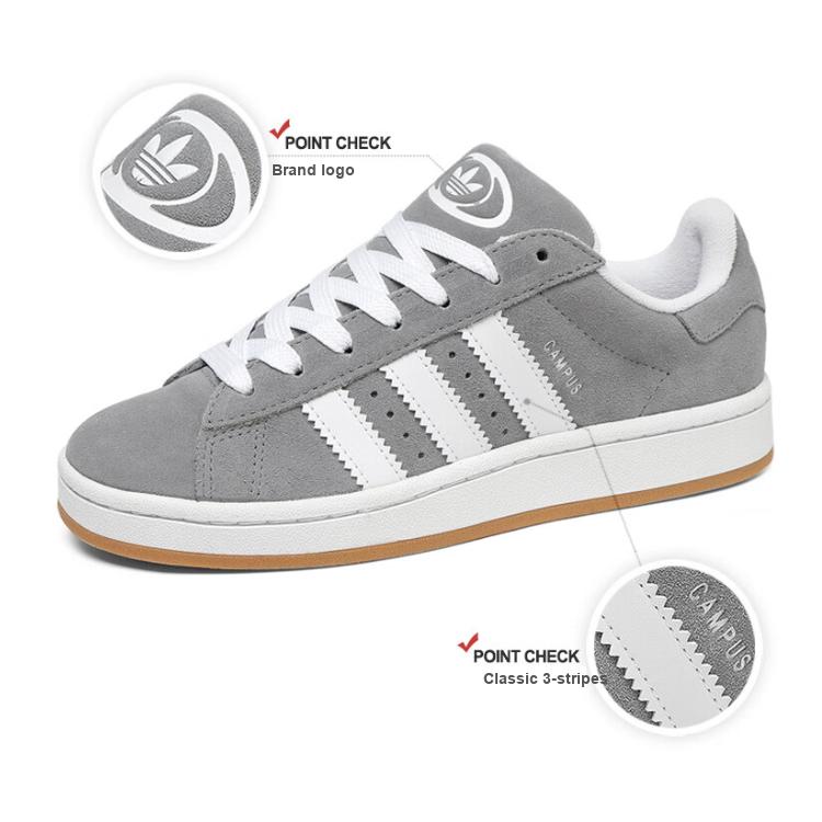 adidas Campus 00s J Grey Gum Kids Sneakers Grey-Three Cloud-White HQ6507