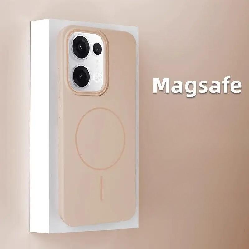 For  Matte Hard PC Cover for Reno 14 Pro G 14F Magnetic Adsorption Ultra-thin Shockproof Bumper for Reno 13 Pro 13 F