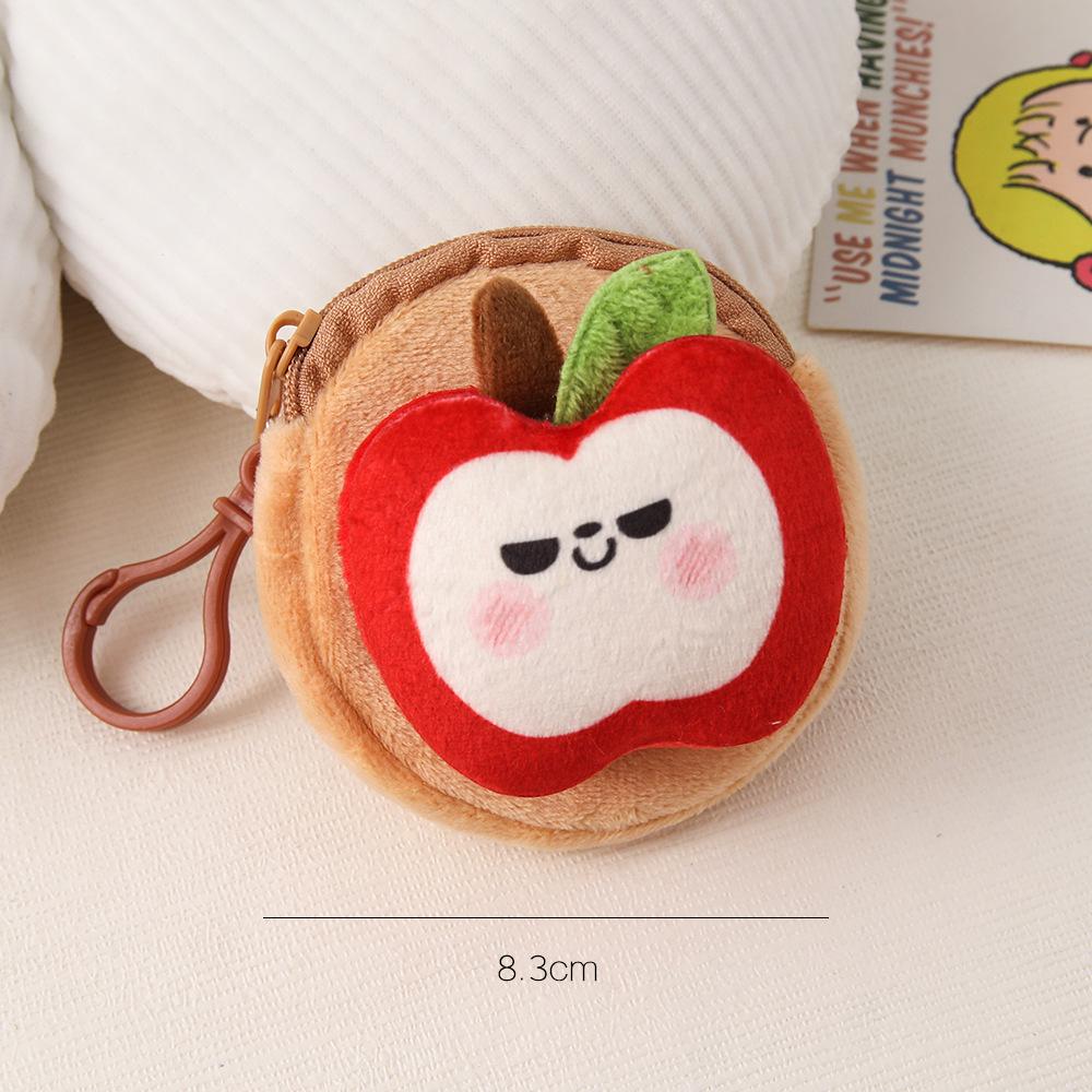 Cartoon Doll Plush Coin Purse: Custom Cute Mini Earphone & Storage Bag for Students and Children