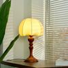 New Simple Retro LED Fabric Table Lamp Study Bedroom Bedside High Sense Atmosphere Lighting