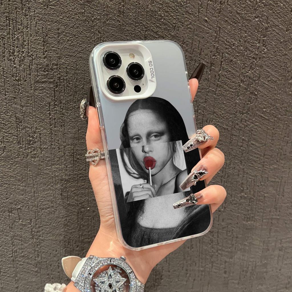 Art Aesthetic Mona Lisa Phone Case For iPhone 17 Air 16e 15 14 13 12 11 Pro Max Plus Mini SE2020 2022 Cover