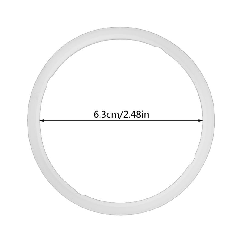 Packung mit 4/6 Silikondeckel-Ersatzteilen für Flaschen Silikonbecher Wasserdichte Ringe