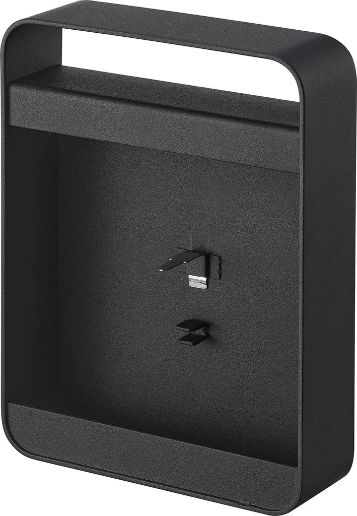 Yamazaki Jitsugyo 5849 Mosquito Coil Stand with Handle Black W14 x D4 x H20cm Tower Portable Gardening Camping Outdoor Insect Repellent Case Approx.