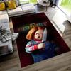 Chucky's Rainbow Horror Floor Mat Perfect for Playrooms Kitchen Entryway Bedrooms Antislip Carpet Anime Office Decor