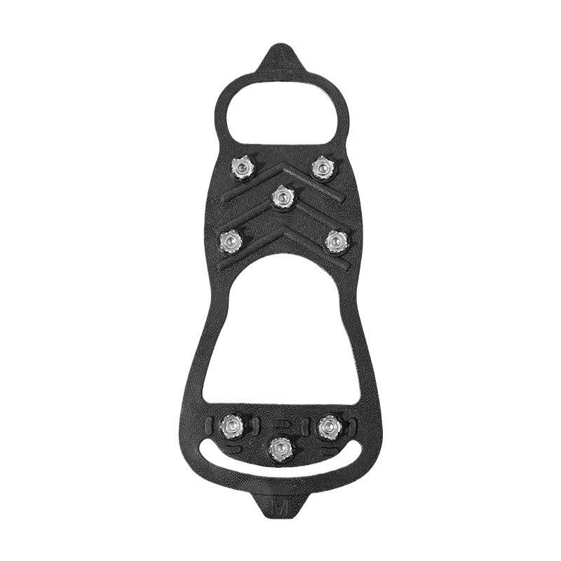 8-Tooth Outdoor Anti-Slip Ice Cleats for Shoes - Lightweight Snow and Ice Spikes for Men, Women, and Elderly