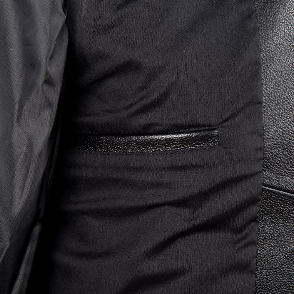 Real Cowhide Genuine Leather Jacket Men Black Motorcycle Coat Mens Biker Clothes Spring Autumn Asian Size