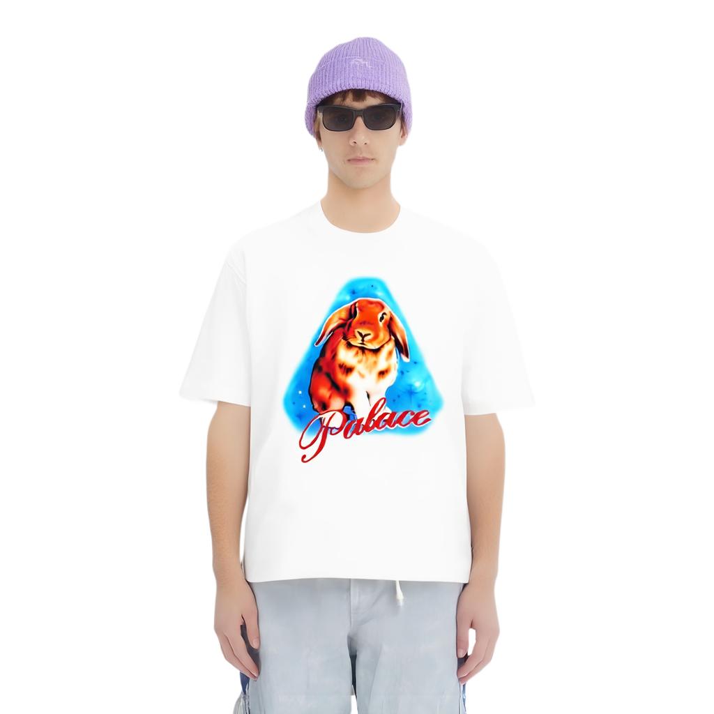 Palace Bunny T-Shirt White Unisex Tops P26TS010