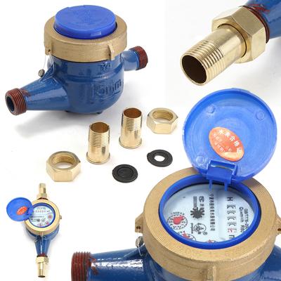 1/2 "DN15 Qn 2 M³ / H Calibrated Domestic Measure Tape Water Meter Cold 30 ° C