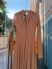 Elegant Slimming Pleated Knit Dress for Women - Midi-Length Wide-Hem Skirt, Autumn/Winter 2026 Collection